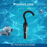 Robotic Pool Cleaner Hook, Universal Pool Vacuum Robot Accessory Fit for Cordless/Above Ground/Underwater Models, Easy to Attach to Telescopic Poles