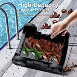 Cordless Robotic Pool Cleaner for Inground & Above Ground Pools - 130 Min Runtime Powerful Suction Self-Parking Smart Navigation Wall Climbing Deep Scrubbing (Black)